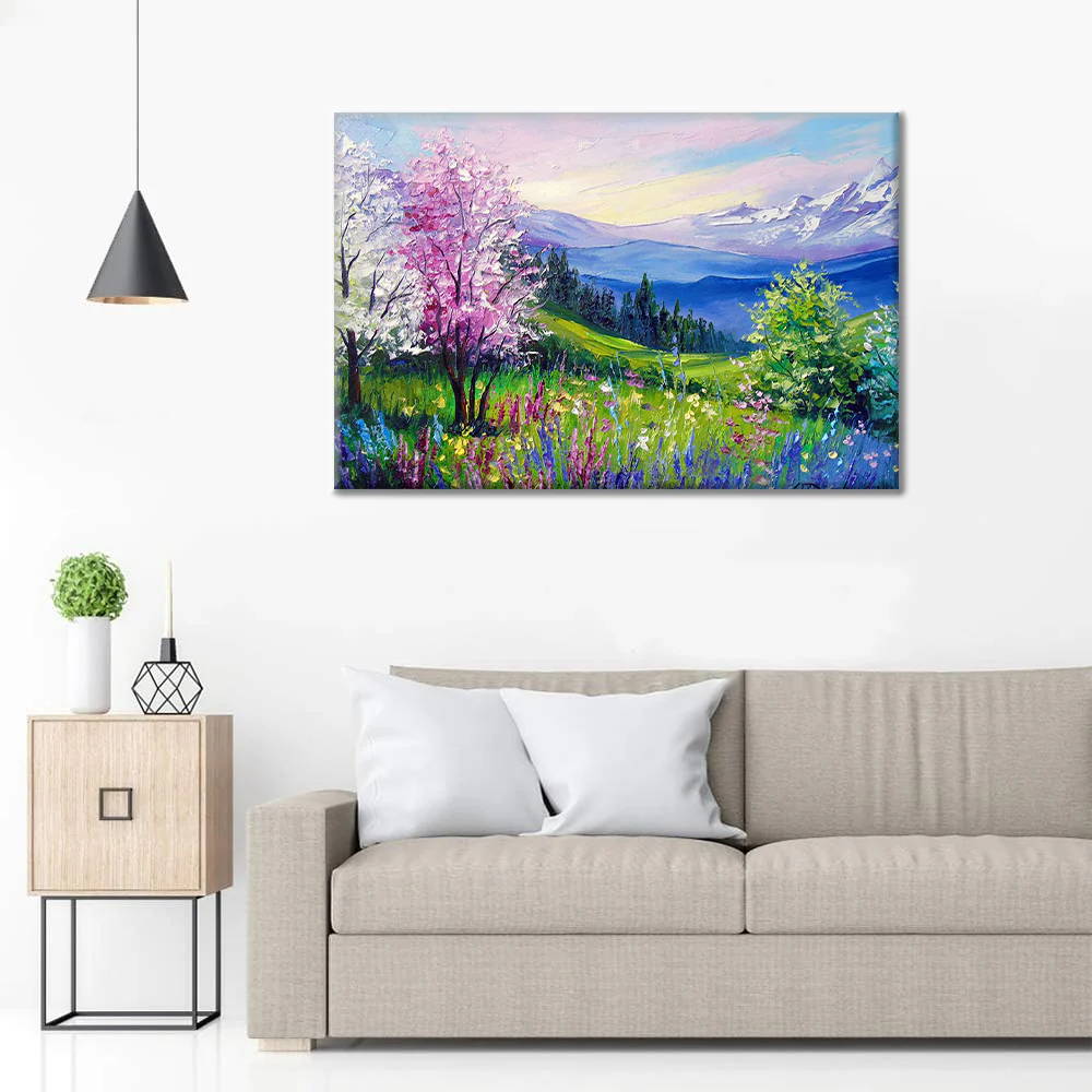 Spring at the Alps - Paint by Numbers - Image 3