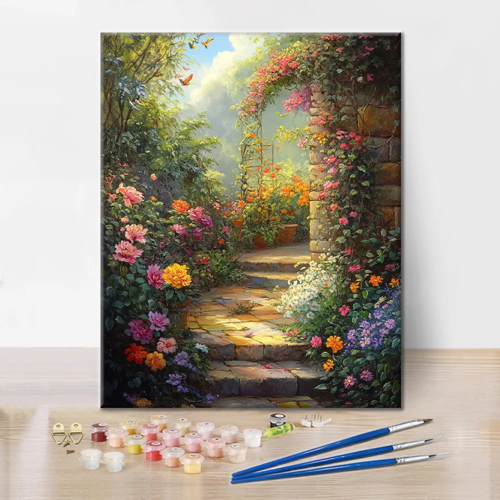 Spring Garden - Paint by Numbers - Image 2