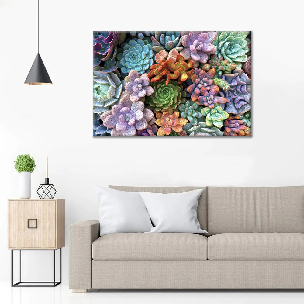Succulents - Paint by Numbers - Image 3