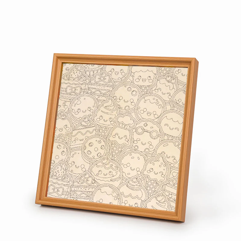 Sweet Treats - Wooden Coloring Puzzle - Image 8