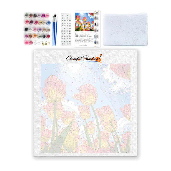 Tulip Dream - Mini Paint by numbers - Image 3