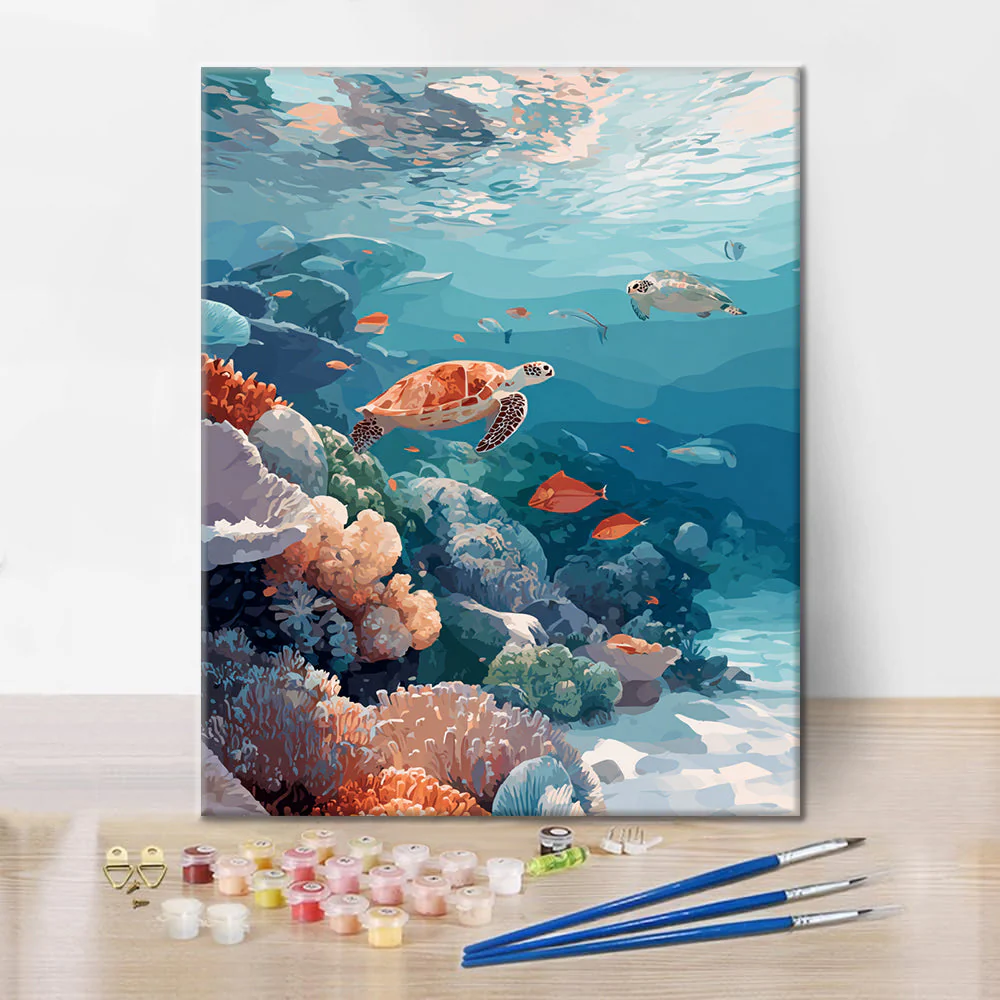 Underwater World - Paint by Numbers - Image 2